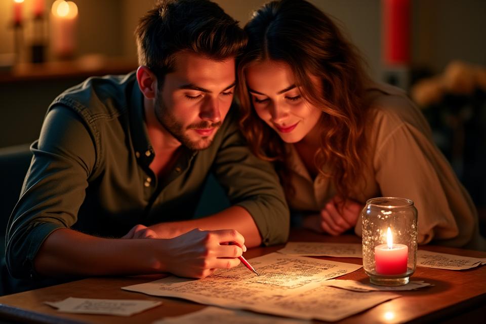 Romantic date night escape room experience for couples in Dubai